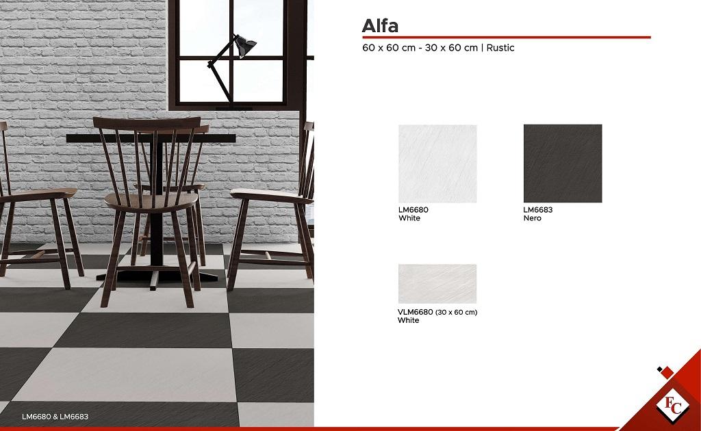 Kitchen: 60 x 60 - 30 x 60 Alfa