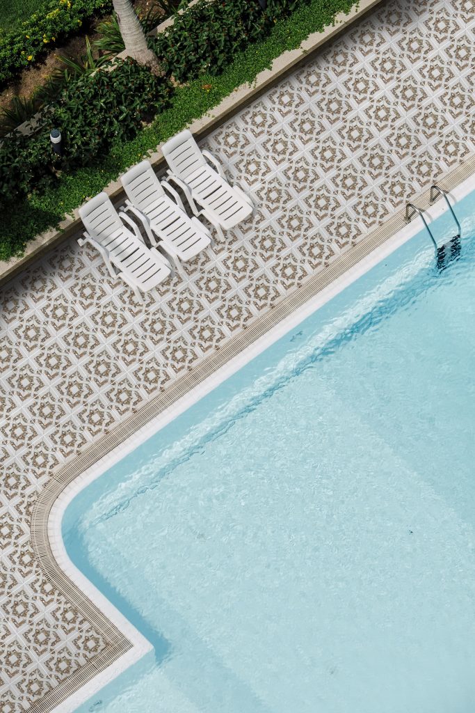 swimming pool top view